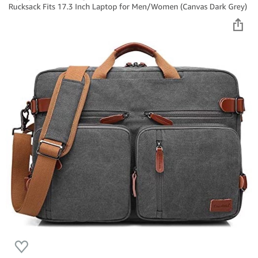Travel Convertible Back Pack/Brief case